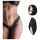 Pantyrebel - calcinha vibratória controle remoto recarregável - renda preta S-L