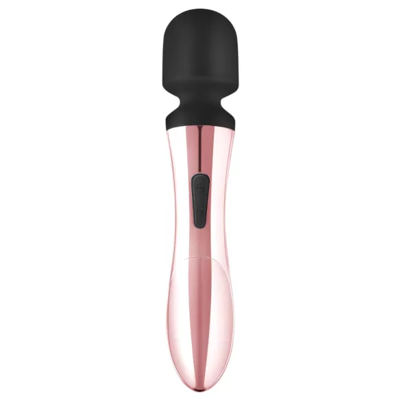 Rosy Gold - vibrador varinha recarregável curva - rosa dourado