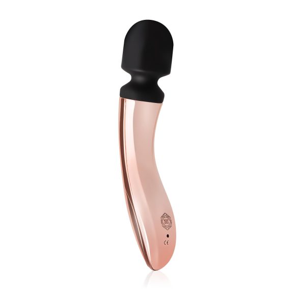 Rosy Gold - vibrador varinha recarregável curva - rosa dourado