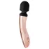 Rosy Gold - vibrador varinha recarregável curva - rosa dourado