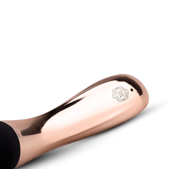 Rosy Gold - vibrador varinha recarregável curva - rosa dourado