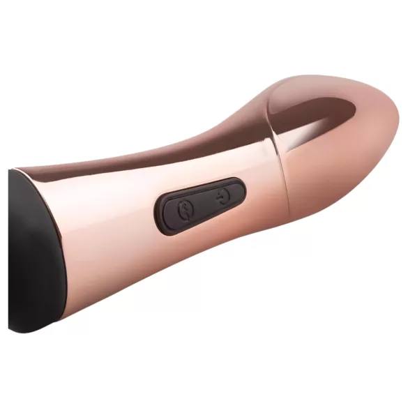 Rosy Gold - vibrador varinha recarregável curva - rosa dourado