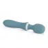 Bloom Orchid Wand - vibrador massageador recarregável - silicone turquesa