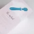 Bloom Orchid Wand - vibrador massageador recarregável - silicone turquesa