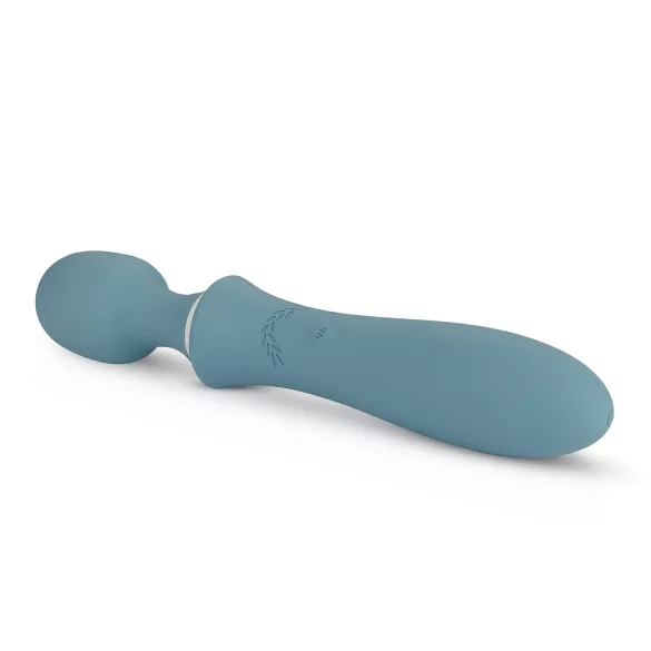 Bloom Orchid Wand - vibrador massageador recarregável - silicone turquesa