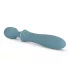 Bloom Orchid Wand - vibrador massageador recarregável - silicone turquesa