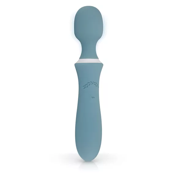 Bloom Orchid Wand - vibrador massageador recarregável - silicone turquesa