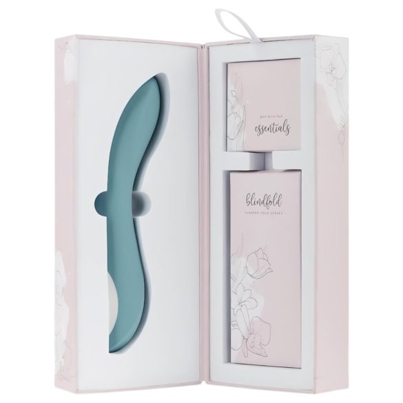 Bloom Rose - vibrador ponto G recarregável silicone turquesa