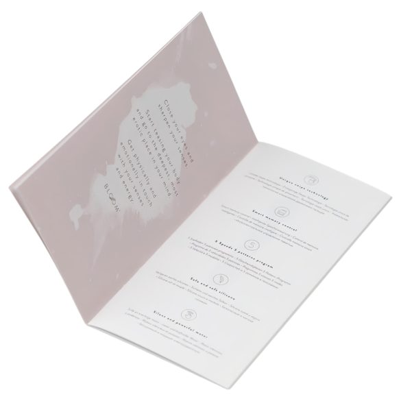 Bloom Rose - vibrador ponto G recarregável silicone turquesa