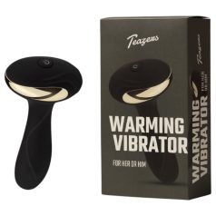 Teazers - vibrador anal com aquecimento - silicone preto