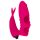 Easytoys Finger - vibrador de dedo 2 em 1 - silicone rosa