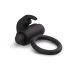 EasyToys Bunny - anel peniano vibratório - silicone preto