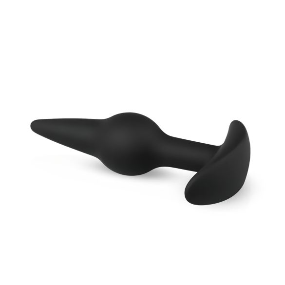 Easytoys - kit de plug anal - conjunto variado - silicone preto
