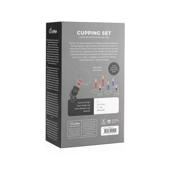 Easytoys Cupping - bomba de sucção kit com 6 peças