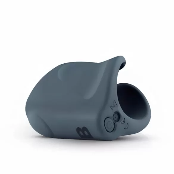 Boners - masturbador masculino vibratório recarregável aberto - cinza