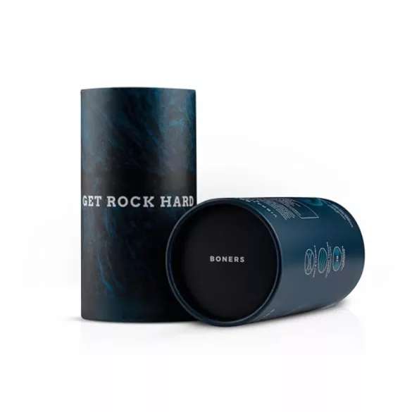 Boners - masturbador masculino vibratório recarregável aberto - cinza