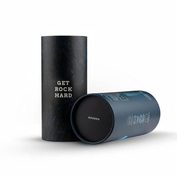 Boners - masturbador vibratório recarregável - silicone cinza
