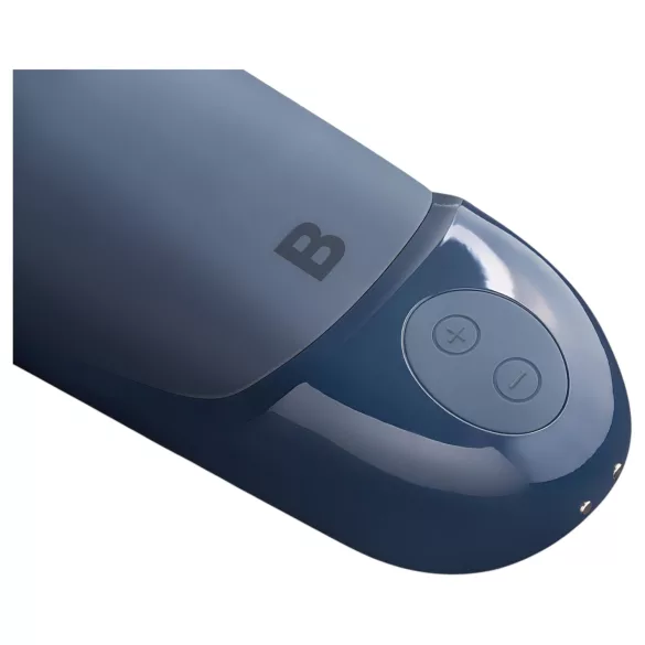 Boners - masturbador vibratório recarregável - silicone cinza