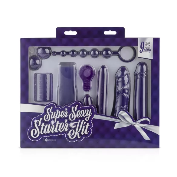 LoveBoxxx Super Sexy - kit vibrador 9 peças
