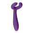 Easytoys - vibrador casal recarregável à prova d’água - lilás