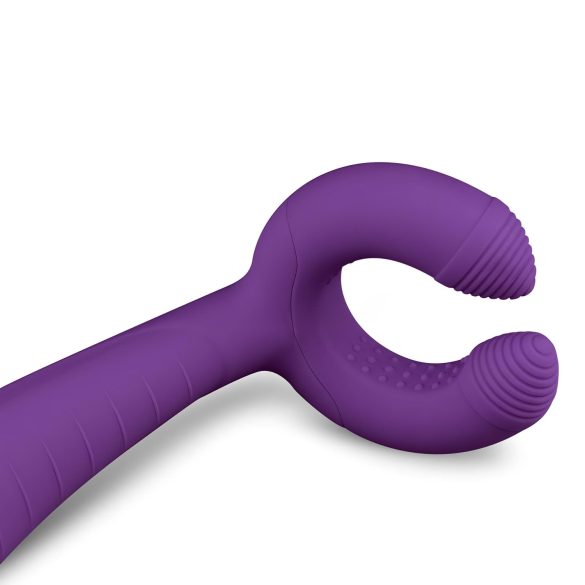 Easytoys - vibrador casal recarregável à prova d’água - lilás