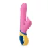 PMV20 Copy Dolphin - vibrador com clitoral rotativo - silicone rosa