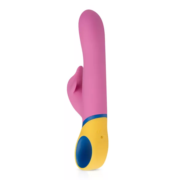PMV20 Copy Dolphin - vibrador com clitoral rotativo - silicone rosa