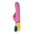 PMV20 Copy Dolphin - vibrador com clitoral rotativo - silicone rosa