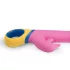 PMV20 Copy Dolphin - vibrador com clitoral rotativo - silicone rosa