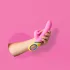 PMV20 Copy Dolphin - vibrador com clitoral rotativo - silicone rosa