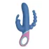 PMV20 Vice Double - vibrador rotativo triplo - silicone azul