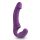 Easytoys - vibrador strapless recarregável sem cinta - silicone roxo