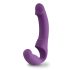 Easytoys - vibrador strapless recarregável sem cinta - silicone roxo