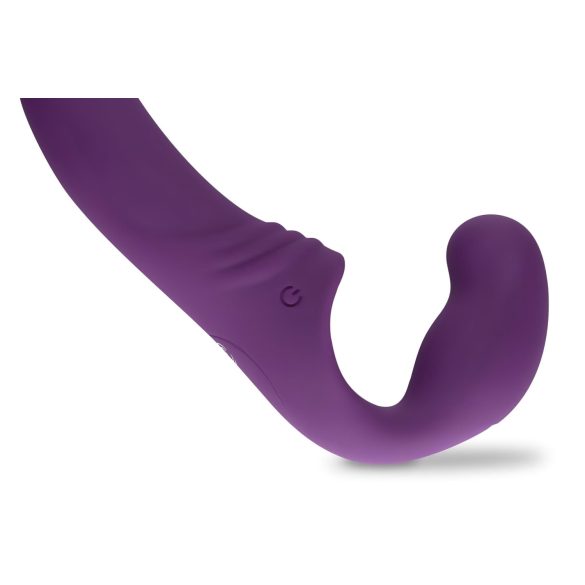 Easytoys - vibrador strapless recarregável sem cinta - silicone roxo