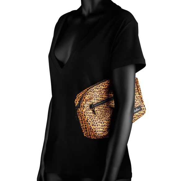 Panthra Shaka Wand - vibrador massageador recarregável - leopardo preto