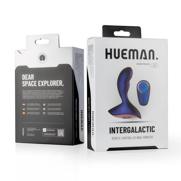 Hueman Intergalactic - vibrador anal - 7 modos - silicone lilás