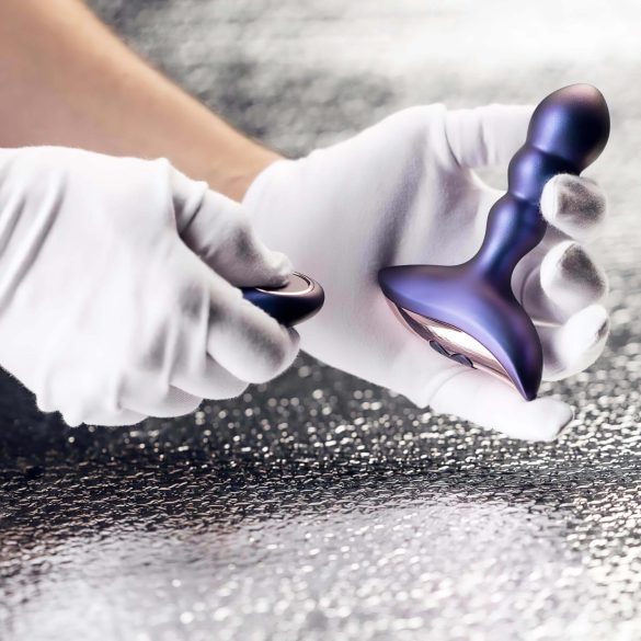 Hueman Interstellar - vibrador anal ondulado (roxo)