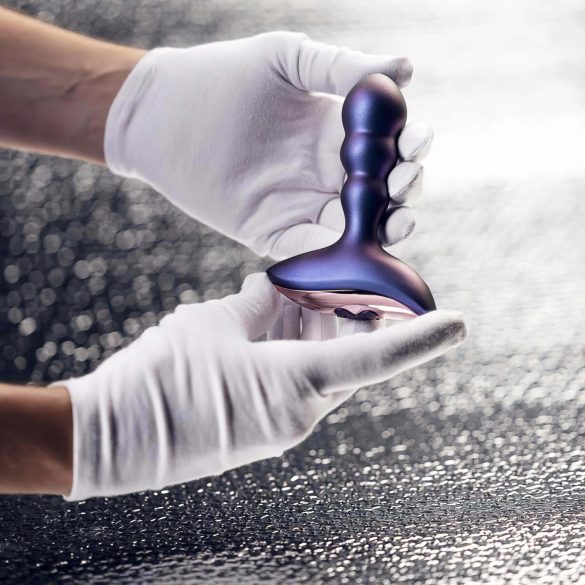 Hueman Interstellar - vibrador anal ondulado (roxo)