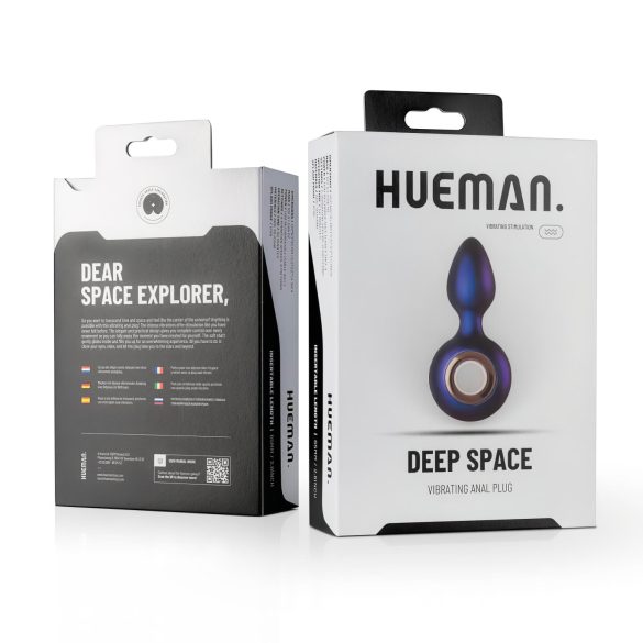 Hueman Deep Space - vibrador anal recarregável - roxo