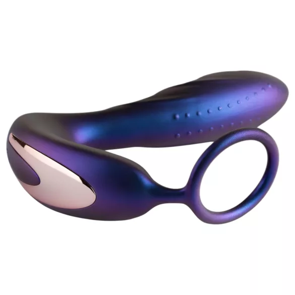 Hueman Black Hole - vibrador anal com controlo remoto e anel peniano (roxo)
