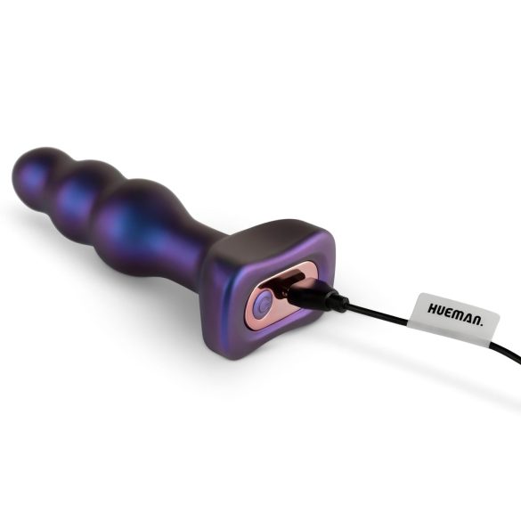 Hueman Space Inveder - vibrador anal recarregável à prova d'água roxo