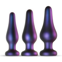 Hueman Comets - plug anal silicone - kit 3 peças - roxo