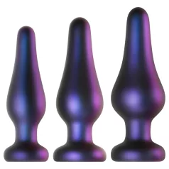 Hueman Comets - plug anal silicone - kit 3 peças - roxo