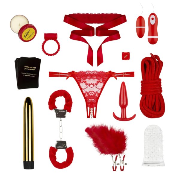 LoveBoxxx - kit vibrador surpresa - ovo surpresa 14 peças