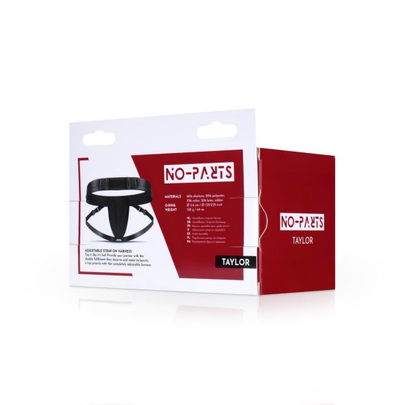 No-Parts Taylor - cinta com arnês e dupla argola O (S-L)