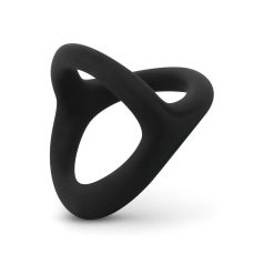   Easytoys Desire Ring - anel peniano e escrotal flexível - silicone preto