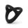 Easytoys Desire Ring - anel peniano e escrotal flexível - silicone preto