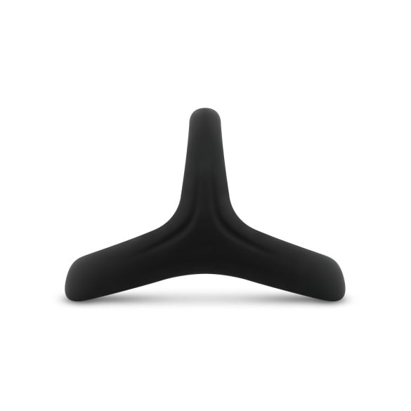 Easytoys Desire Ring - anel peniano e escrotal flexível - silicone preto