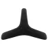 Easytoys Desire Ring - anel peniano e escrotal flexível - silicone preto