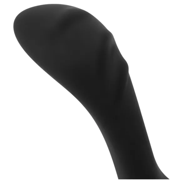 Easytoys - anel peniano e escrotal flexível - silicone preto